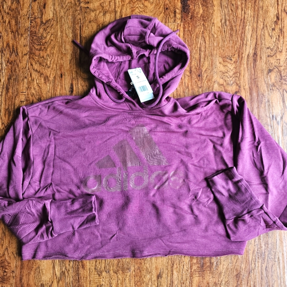 Adidas crop hoodie
